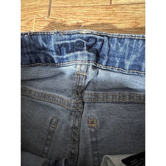 Women’s Size 0 Rue21 Mid Rise Ankle Jegging Ripped Jeans - Picture 7 of 12